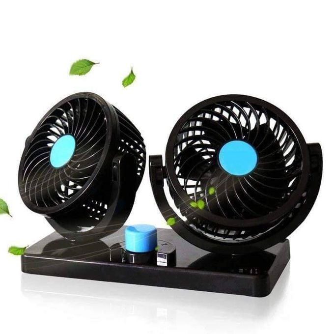 Double Ventilateur Voiture 12V